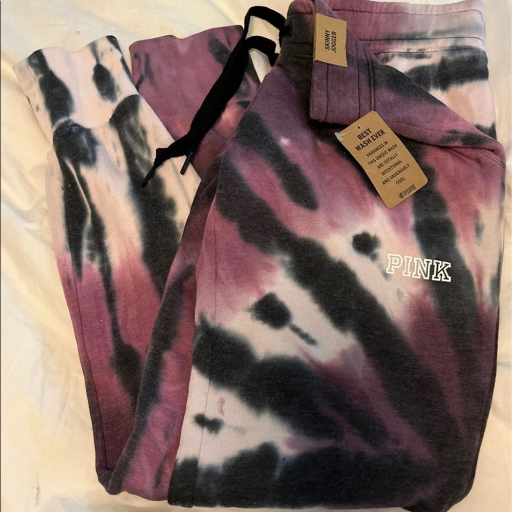 VS Pink Skinny Jogger Sweatpants Size XS NWT